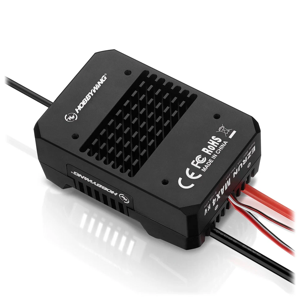 Hobbywing Ezrun MAX4-HV Regler Sensorless 300 Amper 6-12s LiPo, BEC 10A - Bild 3 von 4