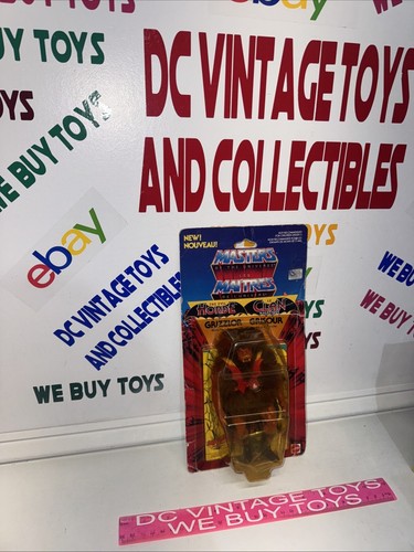 Figurine MOTU Vintage GRIZZLOR - MOC Euro Card - Masters Universe - Mattel 1984 - NEUF