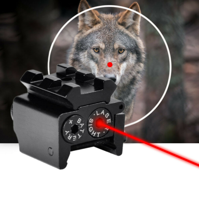 Low Profile Red Dot Laser Sight 20mm Rail For Pistol Glock 17 19 Taurus G2C G3C