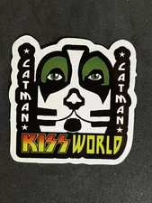 Kiss Peter Criss Sticker Cat Man Logo Iconic 70s Rock Band for Skateboards New!