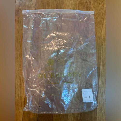 Burberry Large Clear Plastic Storage Bag