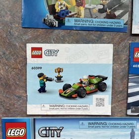 Lego City Instruction Manuals Lot 60251 60312 60399 60383 8401 7641 - READ