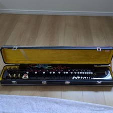 Taishogoto Traditional Instrument with Hard Case Spare Strings Decoration Japan