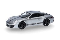 Herpa 430418 Porsche 911 (991) Carrera 4 S, Silber
