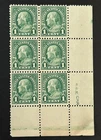 Mint Vintage Block Of 6 US Stamps, #552, 11 Perf, M/NG