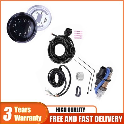 Fit For 30-4110 Wideband O2 Air Fuel Ratio Gauge AFR 52mm With 4.9 LSU Sensor