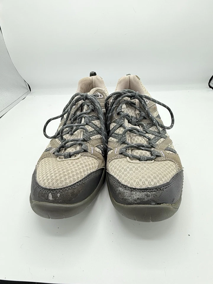 HI-Tec Premilla Life Wos Hiking Shoe Women 9 Hiking Boots Gray/Purple/Tan 1906 - Image 2 of 4