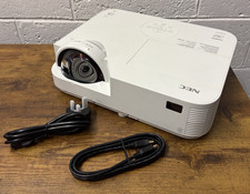 NEC M302WS HDMI 3000 Lumens 720p HD Short Throw Home Cinema Projector Golf Sim