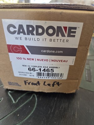 BRAND NEW CARDONE AXLE!  CV Axle Shaft-Drive Axle Cardone 66-1465