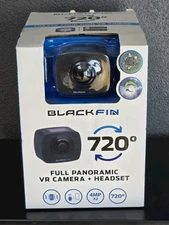 Brand New Sealed!BLACKFIN 720 Full Panoramic VR Camera and Headset