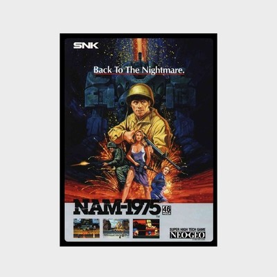 Poster NAM-1975 Neo Geo SNK Arcade Premium Glossy Unframed Poster Print A0541