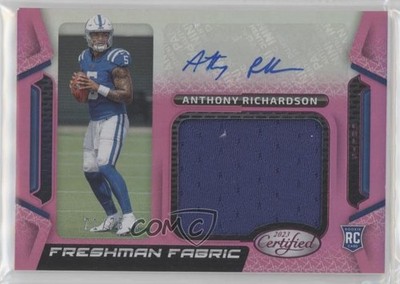 2023 Certified Mirror Pink 71/75 Anthony Richardson #FFMS-23 Rookie Auto RC 06mc