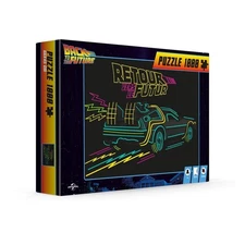 SD toys - Puzzle Retour Vers Le Futur - Delorean Neon Francais 1000pcs - 8435450