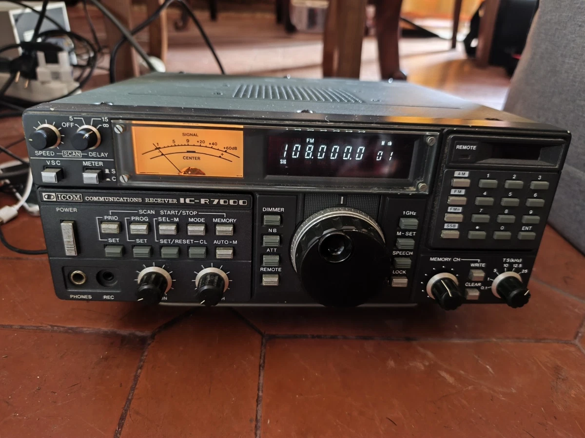 iCOM IC-R7000 コミュニュケーションレシーバー SOLD – Icom IC R-7000 Receiver + IC-EX-310 Voice Synthesizer – KD0CQ