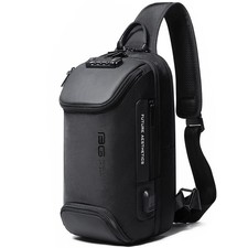 Anti theft Sling Backpack with Lock, Men's Sling Bag for Men, Shoulder Crossb...