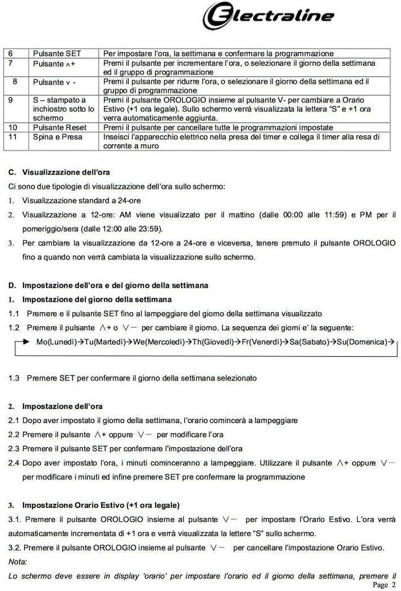 92357 Programmatore Timer Digitale, Confezione Da 2 Pezzi, Programmi Settimanali - 3