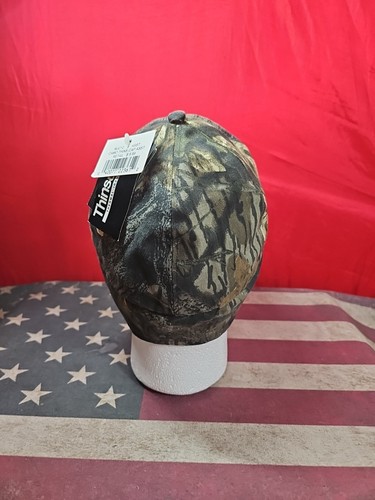 Cappello Mossy Oak mimetico isolato caccia cacciatore paraorecchie taglia media nuovo con etichette - Foto 4 di 11