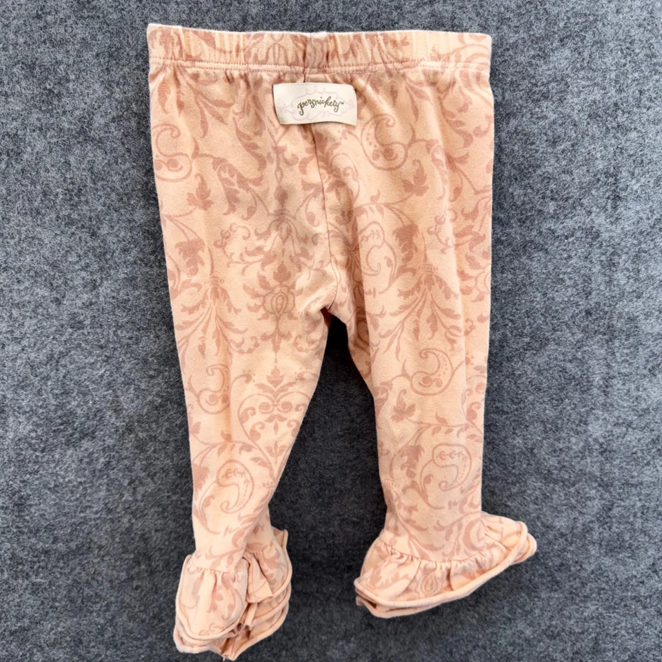 Conjunto de diadema leggings de vestir Persnickety para niñas talla 6-12M medias rojas de Navidad Foto 2 de 4