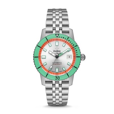 Super Sea Wolf Stainless Steel - Watermelon Dial | Silver Dial Wristwatch ZO9269
