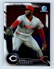 2015 Bowman Chrome Prospect Autographs Amir Garrett Cincinnati Reds #BCAP-AGA