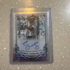 2024 Bowman Sterling - Yankee Prospect George Lombard Jr. On Card Auto #PA-GL