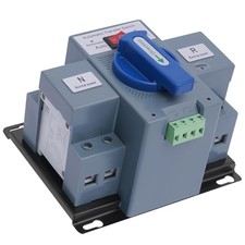 Automatic Transfer Switch 2P 63A 110V AC Generator Dual Power Changeover Switch