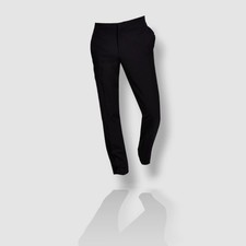 Alfani Men's Black Slim-Fit Stretch Grosgrain Tuxedo Suit Pants Size 38W 30L