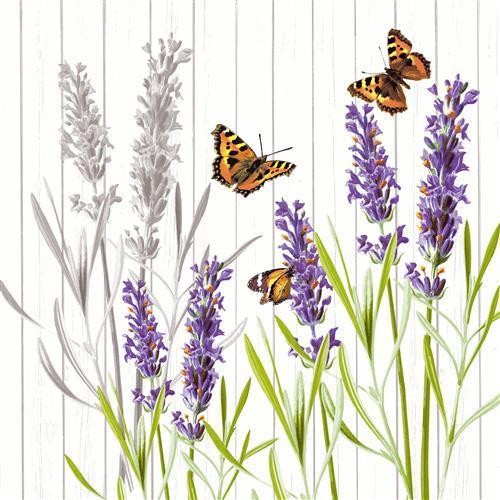 20 Servietten Smell Well Duftende Blumenwiese Lavendel Blumen Garten 33X33Cm-image