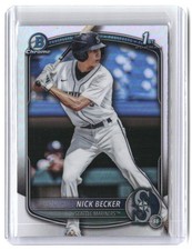 Nick Becker 2025 Bowman Draft Chrome Refractor