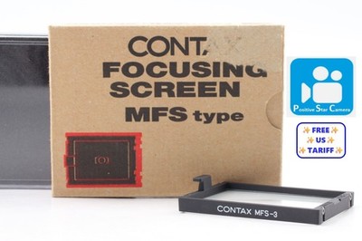 🎦👀✨Top MINT✨ Contax MFS-3 Grid Matte Focusing Screen for 645 From JAPAN