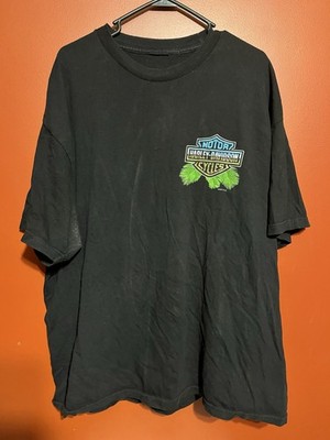 Harley Davidson Cozumel Mexico Iguana Lizard Shirt 2XL Motorcycle Graphic Tee