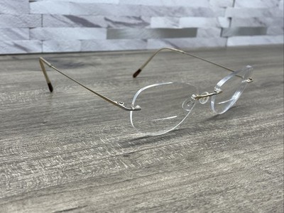 Marchon Airlock 2 760/6 062 Rimless Eyeglasses Gold Tone 49[]21-135 Frames