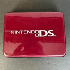 OEM Genuine Nintendo DS Lite DSi XL Hard CASE Travel Carrying Case Burgandy