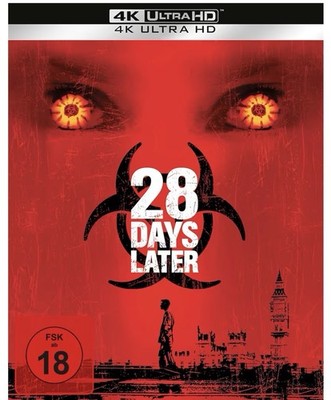 28 Days Later 4K UHD Steelbook Deutsch FSK18 NEU OVP Vorbestellung