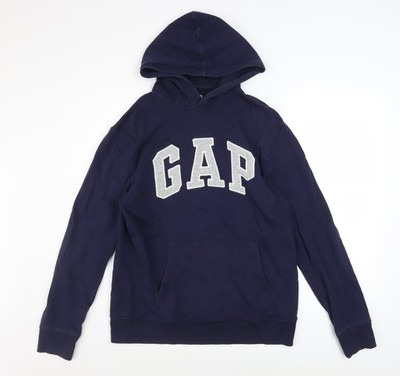 Pullover Hoodie Herren UK Größe M Gap Blau