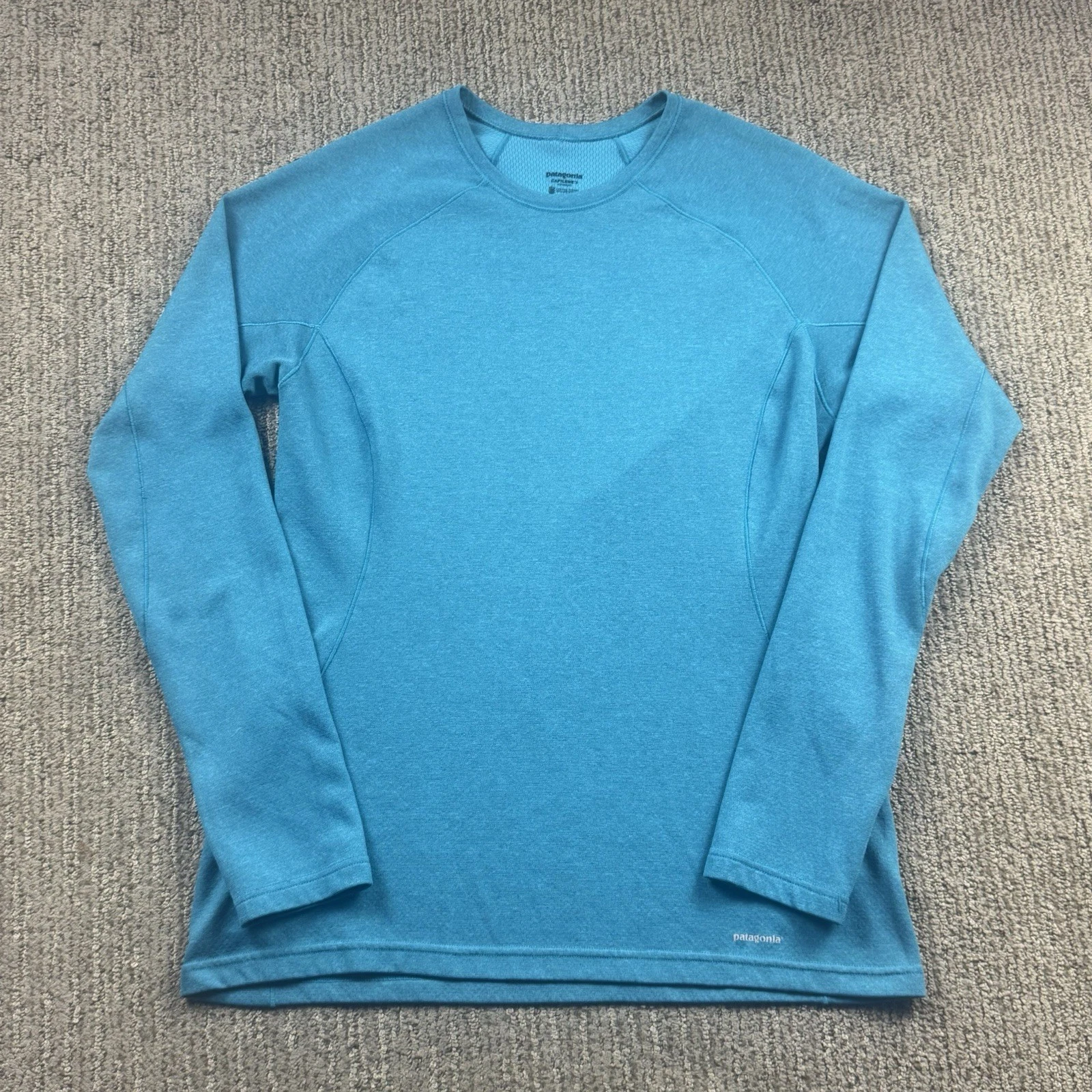 Patagonia Womens S Capilene 3 Midweight Crew Thermal Baselayer Top Teal