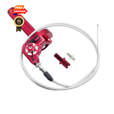Motorcycle Throttle Grip 7/8" 22mm CNC Aluminum Quick Twister 22mm, Red