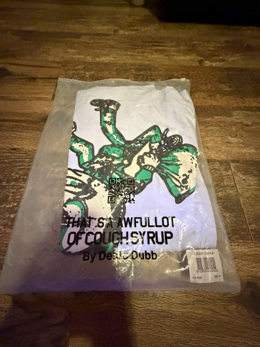 Desto Dubb Men’s White “That’s a Awful Lot of Cough Syrup” T-Shirt M