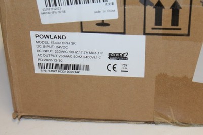 Powland Isolar SPH 3K 1,5KVA-3KVA Wechselrichter Neu Rechnung MwSt