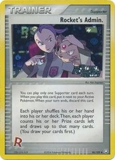 Rocket's Admin. - 86/109 - Pokemon Ex Team Rocket Returns Reverse Holo NM on eBay