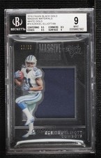 2016 Black Gold Massive Materials White 13/99 Ezekiel Elliott BGS 9 MINT 0vf5