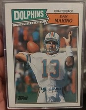 1987 Topps Dan Marino #233 All-Pro Miami Dolphins HOF 🔥 Sharp NM