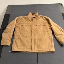 Berne Apparel Chore Jacket CH416BD Large Workwear Distressed Worn