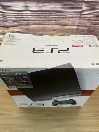 Consola Sony PlayStation 3 Slim 120 GB - Negra PS3 Paquete Probado - Imagen 20 de 24