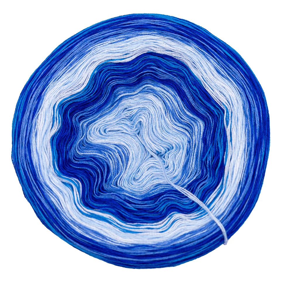 Bobbel Ozean Farbverlaufsgarn 3-/4-fädig 800-2000m Häkeln Stricken