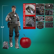 Tony Stark  Mech Test Deluxe Version  Marvel Sixth Scale Figure by Hot Toys