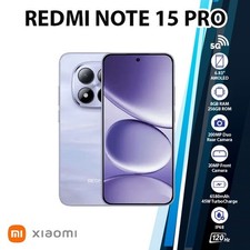 Xiaomi Redmi Note 15Pro Android Cell Phone (8GB+256GB/PURPLE/Dual SIM/Unlocked)