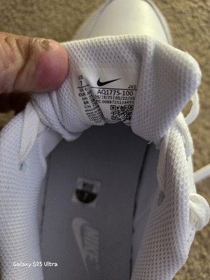 Nike Ebernon Low Triple White men's Sneakers White Lace Up AQ1775-100
