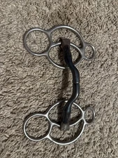 Bombers Ported Pivot Williams Bit Gag Bit Horse Bit Snaffle Bit 135mm Sweet Iron
