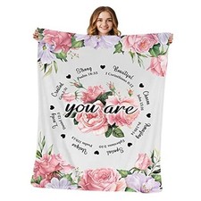 Christian Birthday Gifts for Teengirls, 50"x40" Women Blanket Gifts